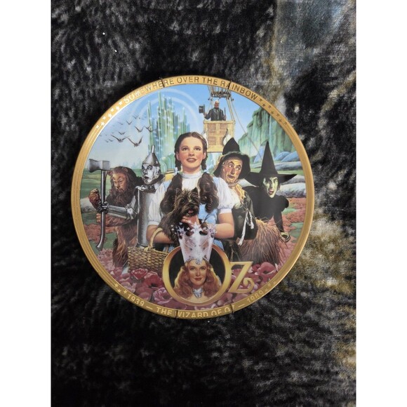 Vtg The Wizard of Oz 50th Anniversary Collector Plate Hamilton Collection 1989 - Picture 1 of 5
